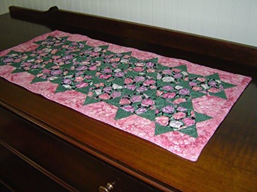 Tulip Time Quilted Table Runner