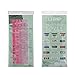 Litop Pink Gradient Thin Silicone Keyboard Cover Keyboard Skin for Apple 13