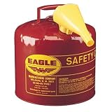 Eagle UI50FS 5-Gallon Type 1 Gasoline Safety Can with Funnel by Eagle