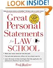Great Personal Statements for Law School