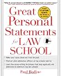 Great Personal Statements for Law School