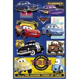 Cars - Movie Poster (Collage) (Size: 24