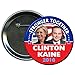 Hillary Clinton and Tim Kaine Round 2016 Campaign Button 4