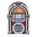 Grace Digital GDI-JBP100 Victoria Tabletop Jukebox with CD Player, AM/FM Radio, SD/USB Player and Adjustable Light Show