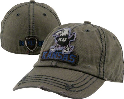 Kansas Jayhawks Hat: '47 Brand Hancock Vintage Fitted Hat