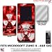  : Zune 2 Skin Radioactive Red WraptorSkinz TM Kit fits Zune 2 (4&8gig player) by TuneTattooz TM