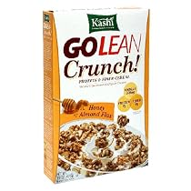 Kashi Golean Crunch! Cereal, Honey Almond Flax, 15-Ounce Boxes (Pack of 4)