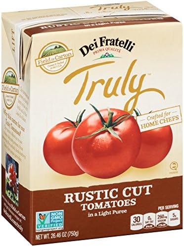 Dei Fratelli - Truly Rustic Cut Tomatoes - 26.46oz Carton - 12 pack