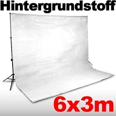 HISY01-ZBH-04weiss Stoffhintergrund f�r Teleskop Hintergrundsystem Fotostudio Hintergrund NEU