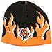 bengal16  - Cincinnati Bengals Flame Knit Beanie
