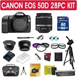 Canon EOS 50D SLR Digital Camera 28pc Kit with Canon 18-55mm Lens