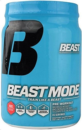 Beast Sports Nutrition, Beast Mode Pre-Workout, Beast Punch, 19.36 Ounce Beast Sports Nutrition, Beast Mode Pre-Workout, Beast Punch, 19.36 Ounce