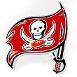 NFL TAMPA BAY BUCCANEERS FOOTBALL BELT BUCKLE