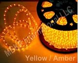 YELLOW LED Rope Lights Auto Home Christmas Lighting 5 Meters(16.4 Feet)