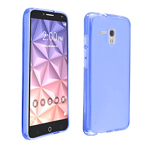 Alcatel One Touch Fierce XL 5054N (Metro PCS, T-Mobile), Luckiefind® Frosted Matte TPU Flexible Thin Gel Cover Case, Stylus Pen, Screen Wiper Accessory (TPU Blue) Alcatel One Touch Fierce XL 5054N (Metro PCS, T-Mobile), Luckiefind® Frosted Matte TPU Flexible Thin Gel Cover Case, Stylus Pen, Screen Wiper Accessory (TPU Blue)