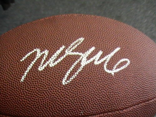 MARK SANCHEZ SIGNED AUTOGRAPHED FOOTBALL NEW YORK JETS + COA