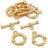 Bali Toggle Clasp Gold Plated Jewelry 14.5mm Approx 6