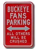 Authentic Street Signs Ohio State Buckeyes Parking Sign