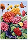 Dahlia Garden Flag