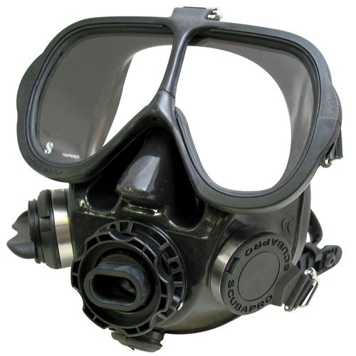 Scubapro Full Face Mask, All Black