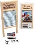 NEW AUTHENTIC WASHBOARD + HARMONICA + JAW HARP COMBO