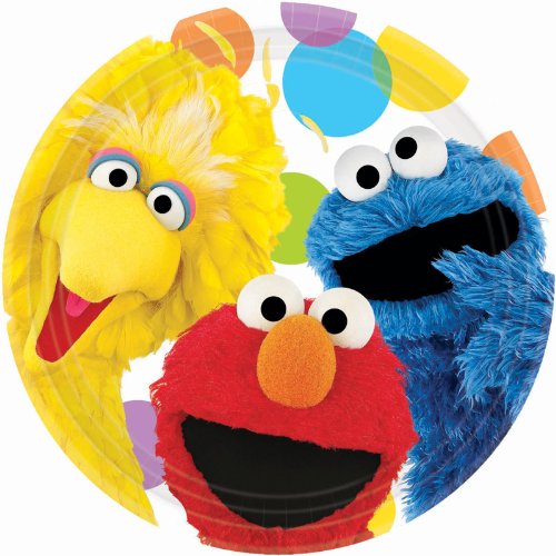 Sesame Street Birthday Party Dinner Plates