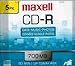 Maxell 648205 Polycarbonate Substate 700Mb 80 Min CD-Recordable Slim Jewel 5 Pack