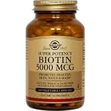 Solgar - Biotin, 5000mcg, 100 veggie caps