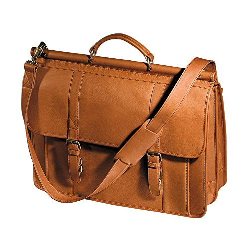 Andrew Philips Vaqueta Dowel Rod Laptop Briefcase All Travel Bag