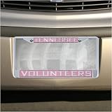 Tennessee Volunteers Pink and Silver License Plate Frame