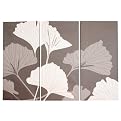 Set Of 3 Myah Gingko Leaves Wall Panels