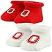 Ohio State Buckeyes Infant Scarlet 2-Pack Bootie Socks Image