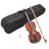 Produkt-Bild: 1/4 Kinder Violine Geige f&uuml;r ca. 6 - 8 Jahre als Set mit Rosshaar-Bogen, Koffer und Kolofon