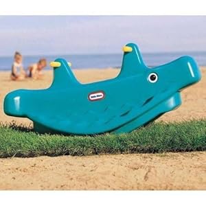 Little Tikes Classic Whale Teeter Totter in Green
