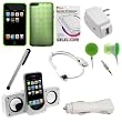 GTMax Premium Essential 8 Items Acccessory Bundle Kit for Apple iPod Touch 2nd / 3rd Generation