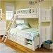 Young America by Stanley 650-XX-762 Twin Over Full Cottage Bunk Bedroom Set myHaven Cottage Bunk Bed