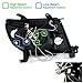 Spec-D Tuning 2LHP-TAC06JM-TM Toyota Tacoma Halo Black Projector Head Lights