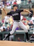 Colorado Rockies v Arizona Diamondbacks, SCOTTSDALE, AZ - FEBRUARY 26: Ubalbo Jimenez Photographic Poster Print by Jonathan Ferrey, 24x32