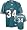 Ricky Williams Miami Dolphins Aqua NFL Replica Jersey - Small
