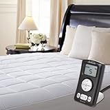 Slumberest MRU5PTS-S000-12A00 Premium Heated Mattress Pad, Twin