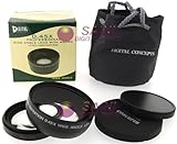 55mm Wide Angle Lens 0.45x for Digital Camera/Camcorder