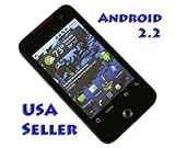 Blackfriday PAE9 Unlocked Android Phone Touch Screen Dual SIM Card WIFI GSM Quad Band GPS - AT&T T-Mobile No contract required