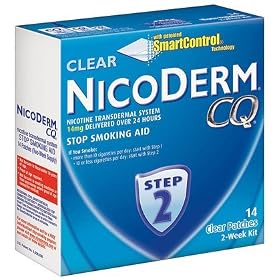 Nicoderm Stop Smoking Clear Nicotine Patch, Step 2-14 ct.