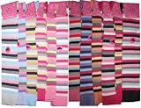 She Stripe Over Knee Socks 4-7 Various Colours