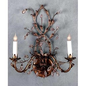 Bradburn Gallery Gold Filigree Wall Sconce by Bradburn Gallery