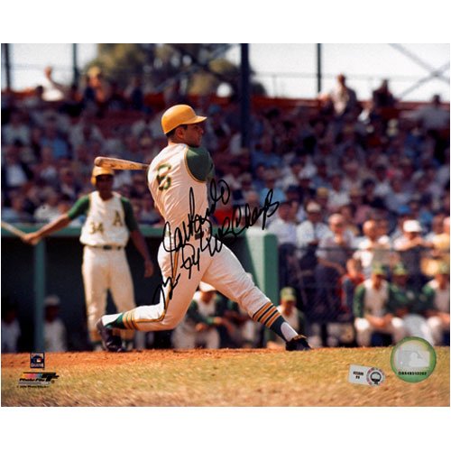 Sal Bando Oakland Athletics Autographed 8x10 Photograph with World Series Champs 72-74 Inscription