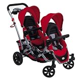 Kolcraft Contours Options Tandem Stroller, Ruby