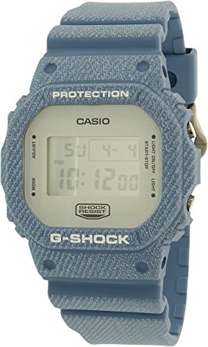 Casio G-Shock Digital Dial Denim Resin Quartz Men's Watch DW5600DC-2
