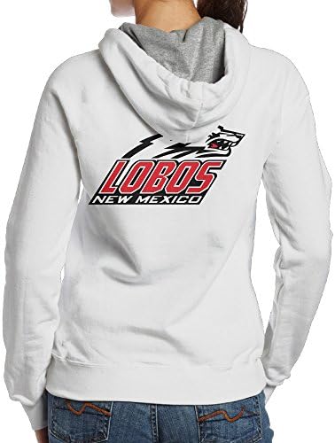University Of New Mexico Lobos Women's Cool Pullover Hood White S