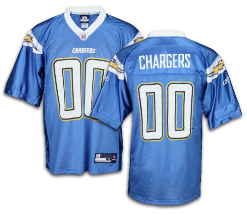 San Diego Chargers NFL Mens Team Replica Jersey, Blue